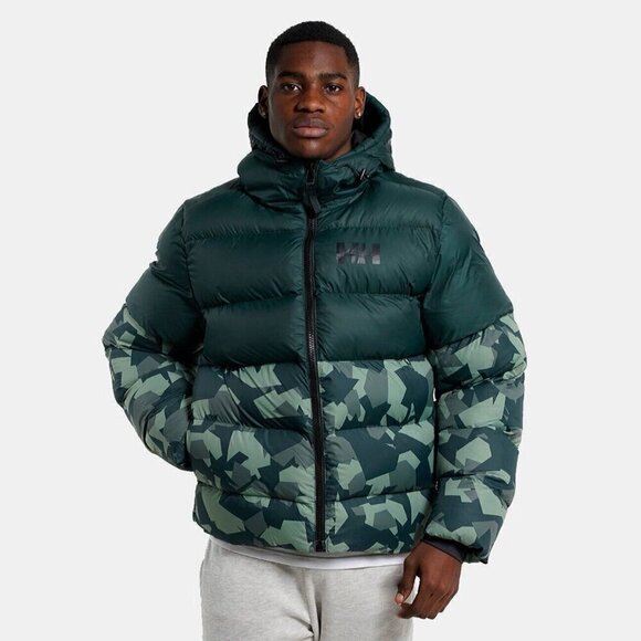 Helly Hansen Other - Helly Hansen Mens Small Active Puffy Jacket Green Camo Insulated Puffer New NWT